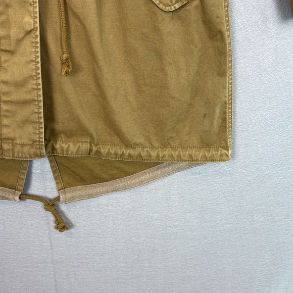 Madewell - women’s Tilden military hooded zip up jacket army green 100% cotton S - Picture 6 of 10